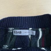 Djab 3D Mixed-Knit Crewneck Sweater - L