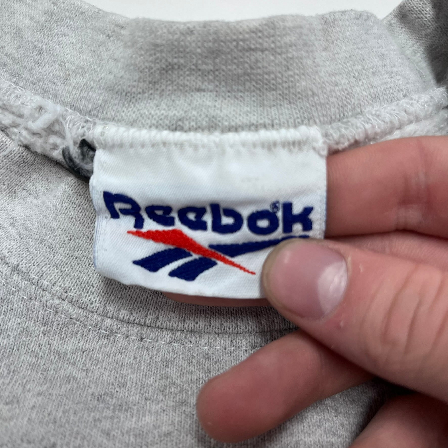 F- Vintage 90s Reebok Graphic Crewneck