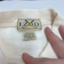 Load image into Gallery viewer, F- Vintage Izod Golf Embroidered Text Crewneck
