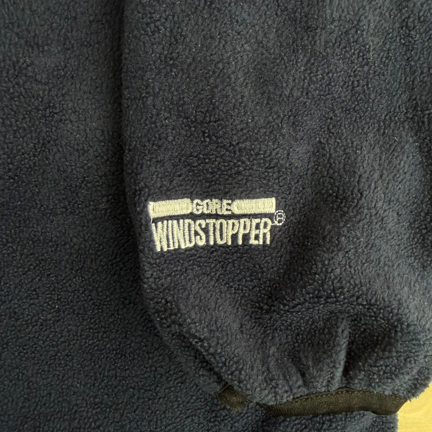 Vintage 90s The North Face Denali Gore Windstopper Navy Polar Fleece Jacket - XL