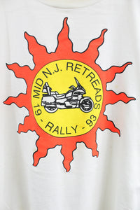 Vintage Single Stitch 1993 New Jersey Retreads Rally Tee