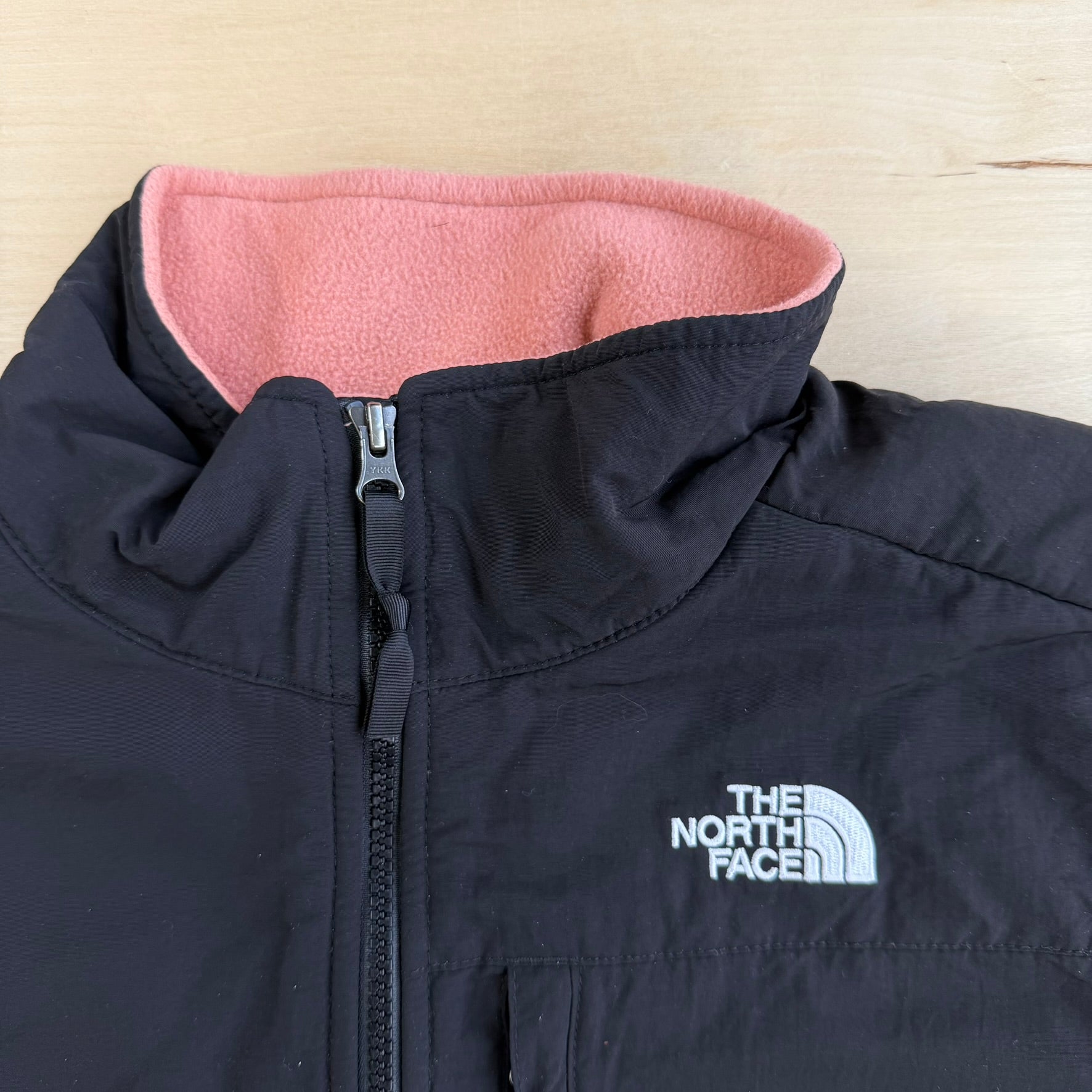 Vintage Women's The North Face Denali Salmon Pink Polar Fleece Jacket - Women's XL