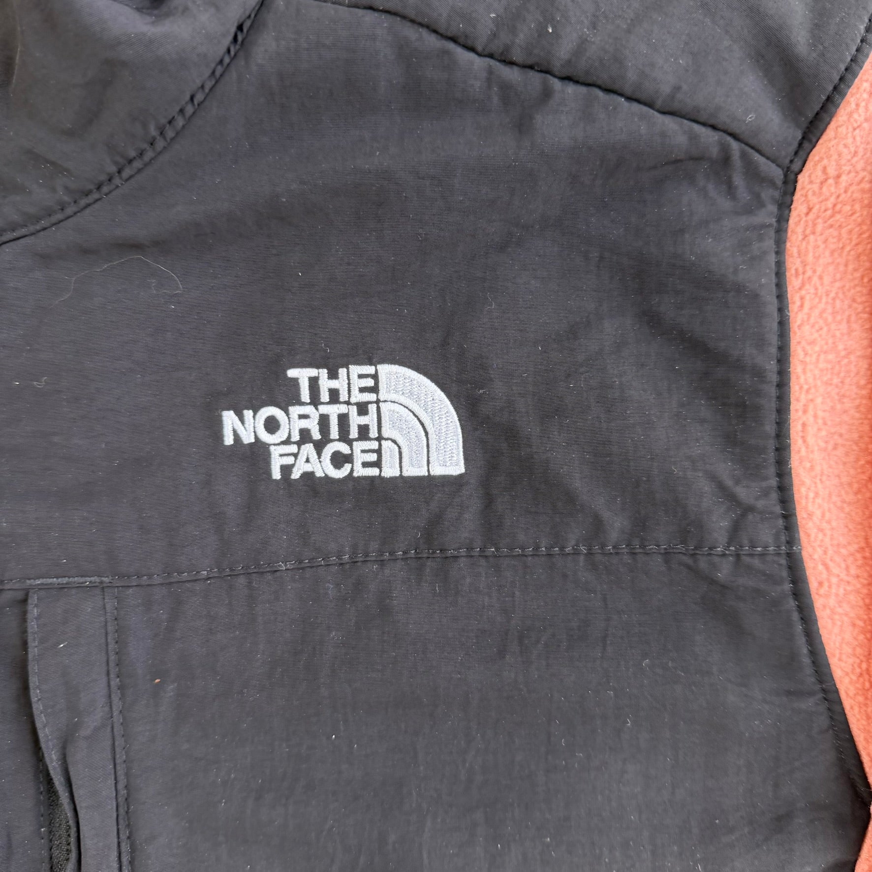 Vintage Women's The North Face Denali Salmon Pink Polar Fleece Jacket - Women's XL