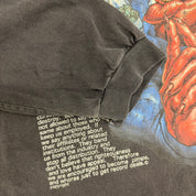 J- Vintage 90s Dalinkwent Hiphopcracy Graphic Long Sleeve Tee - XL