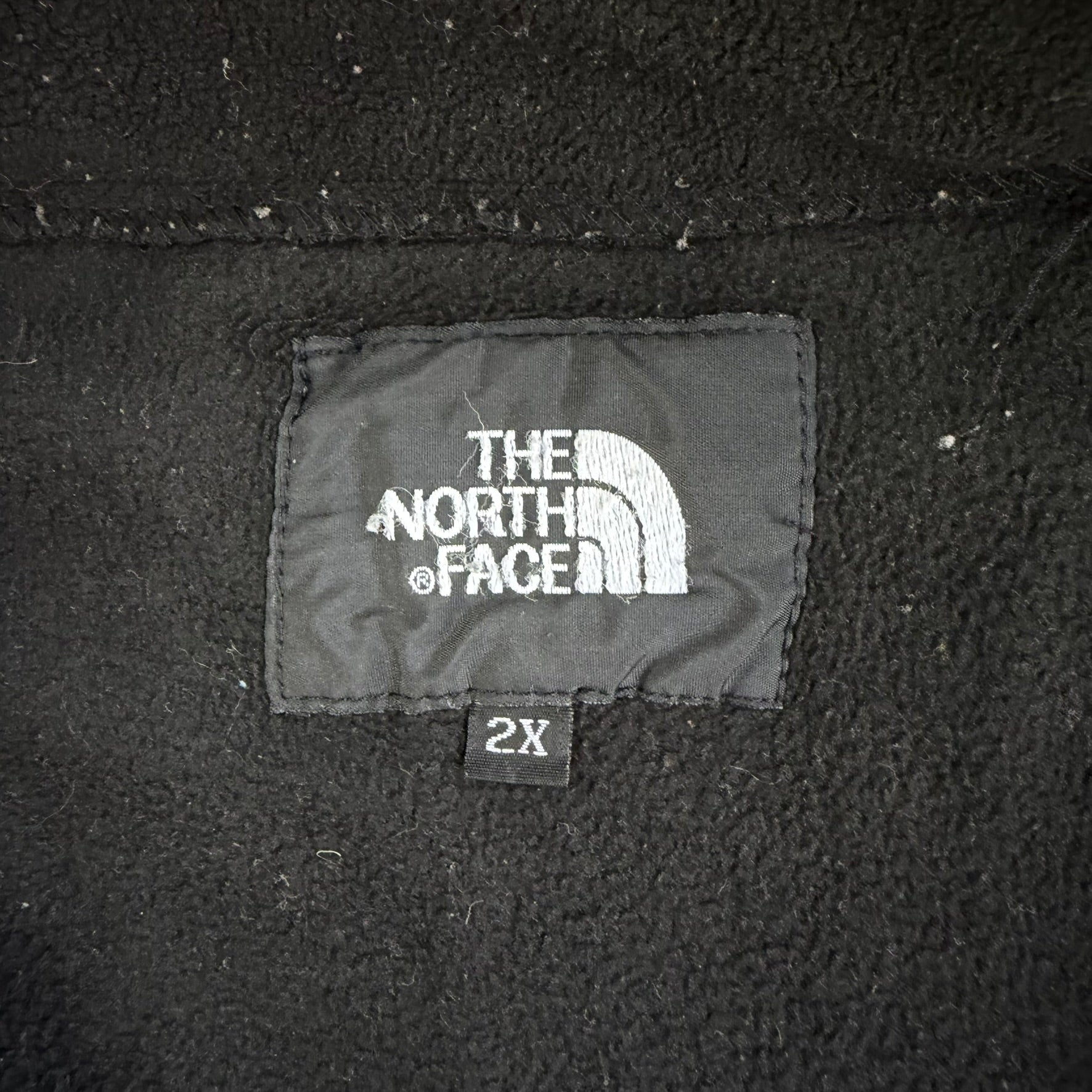 Vintage The North Face Denali Black Polar Fleece Jacket - 2XL