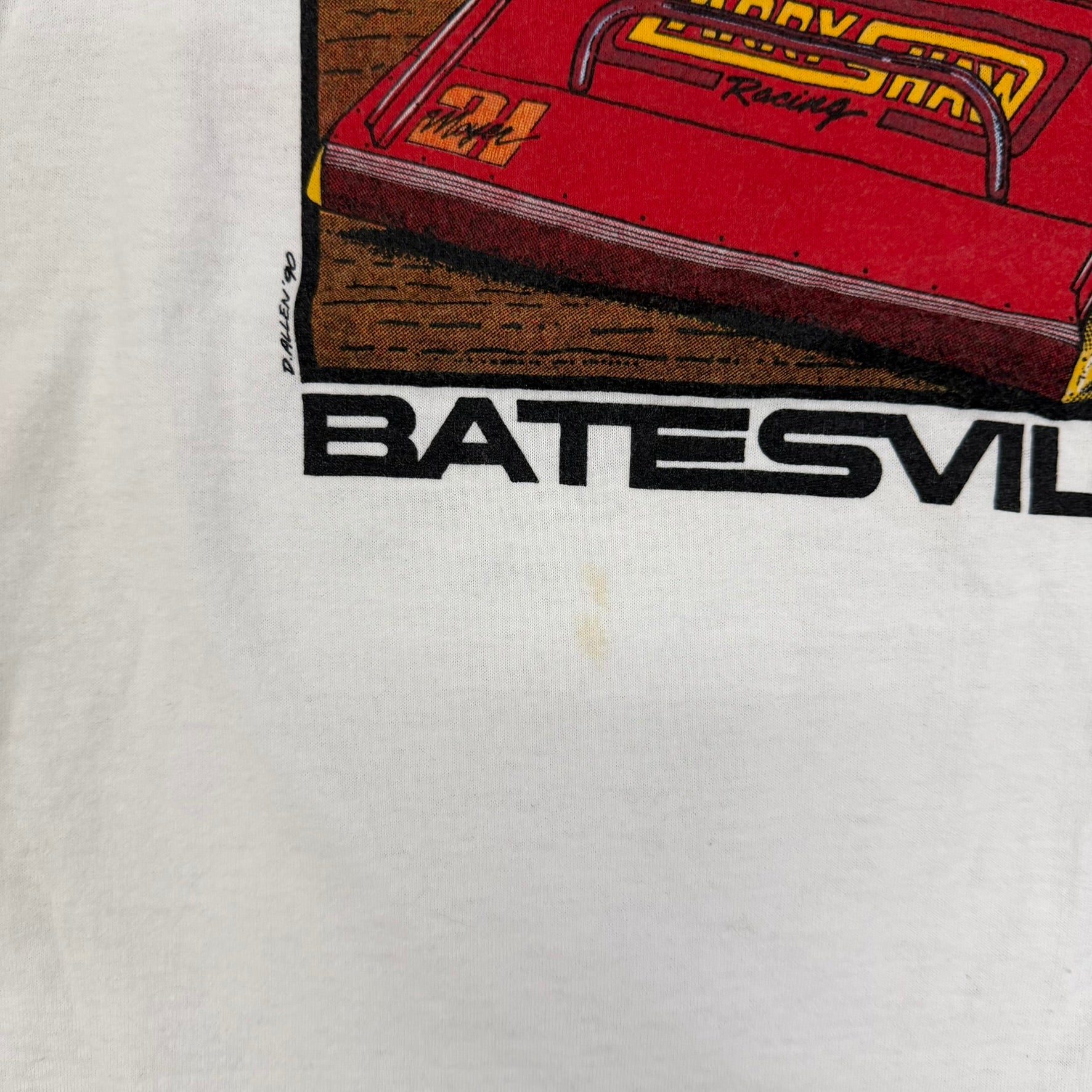 J- Vintage '90 Billy Moyer Car Graphic Single Stitch Tee - L