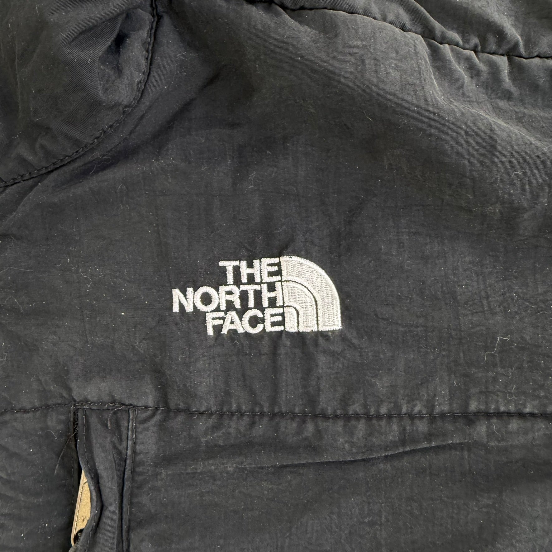 Vintage 90s The North Face Denali Made In USA Black Polar Fleece Jacket - L