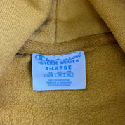 J- Vintage Champion Reverse Weave Embroidered Text Hoodie - XL