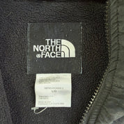 Vintage 90s The North Face Denali Made In USA Black Polar Fleece Jacket - L