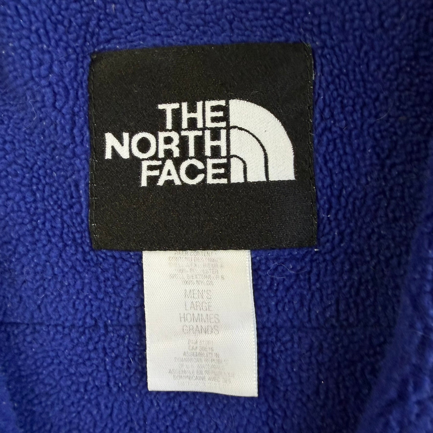 Vintage 90s The North Face Denali Blue Polar Fleece Jacket - L