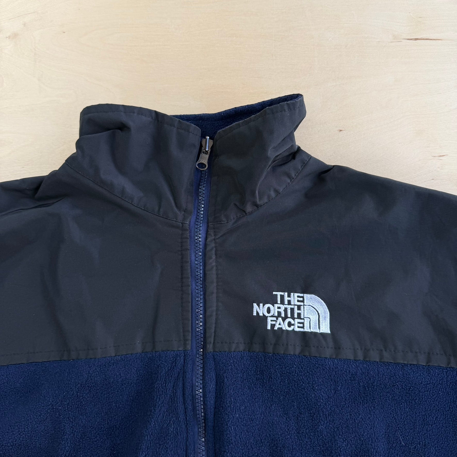 Vintage 90s The North Face Denali Gore Windstopper Navy Polar Fleece Jacket - M