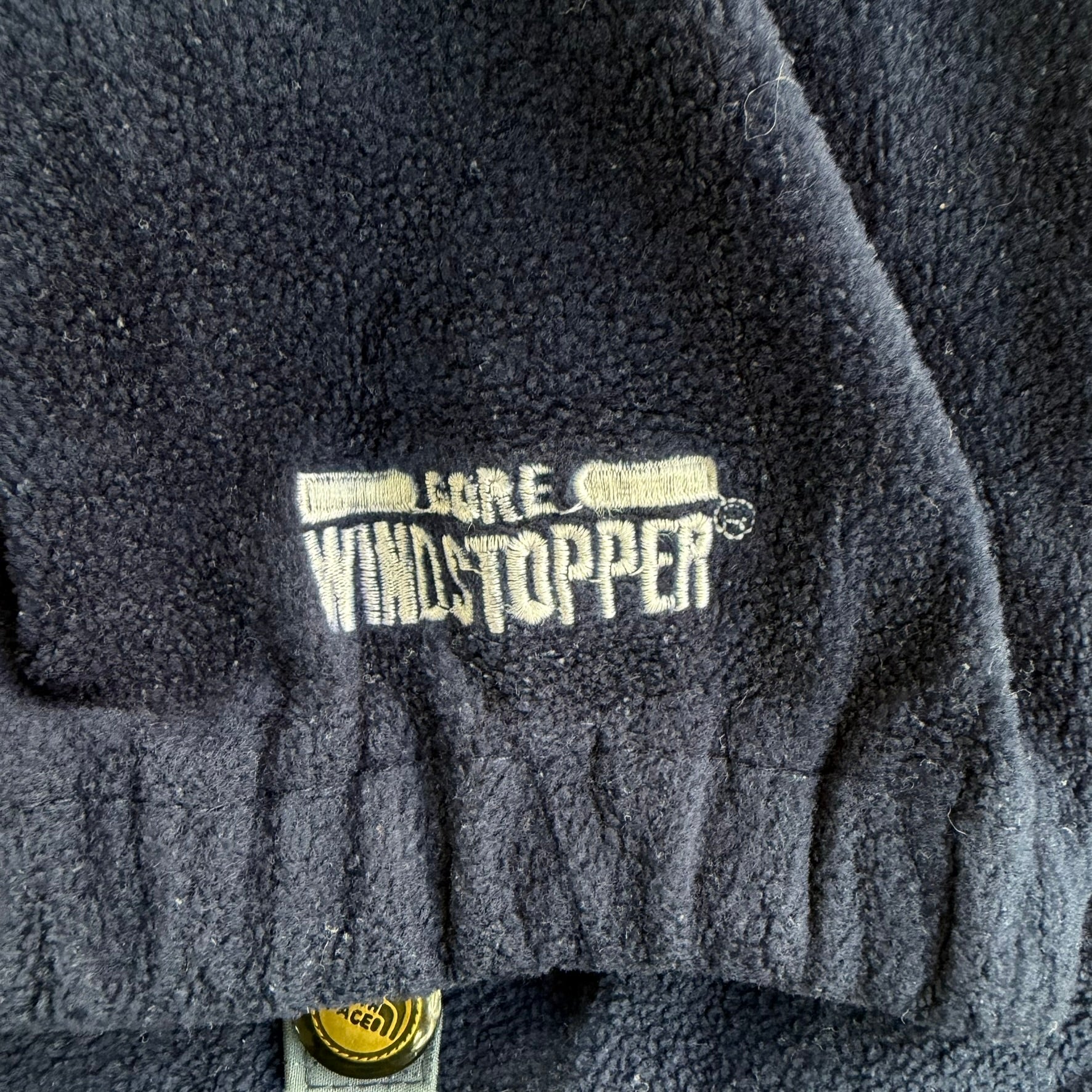 Vintage 90s The North Face Denali Gore Windstopper Navy Polar Fleece Jacket - M