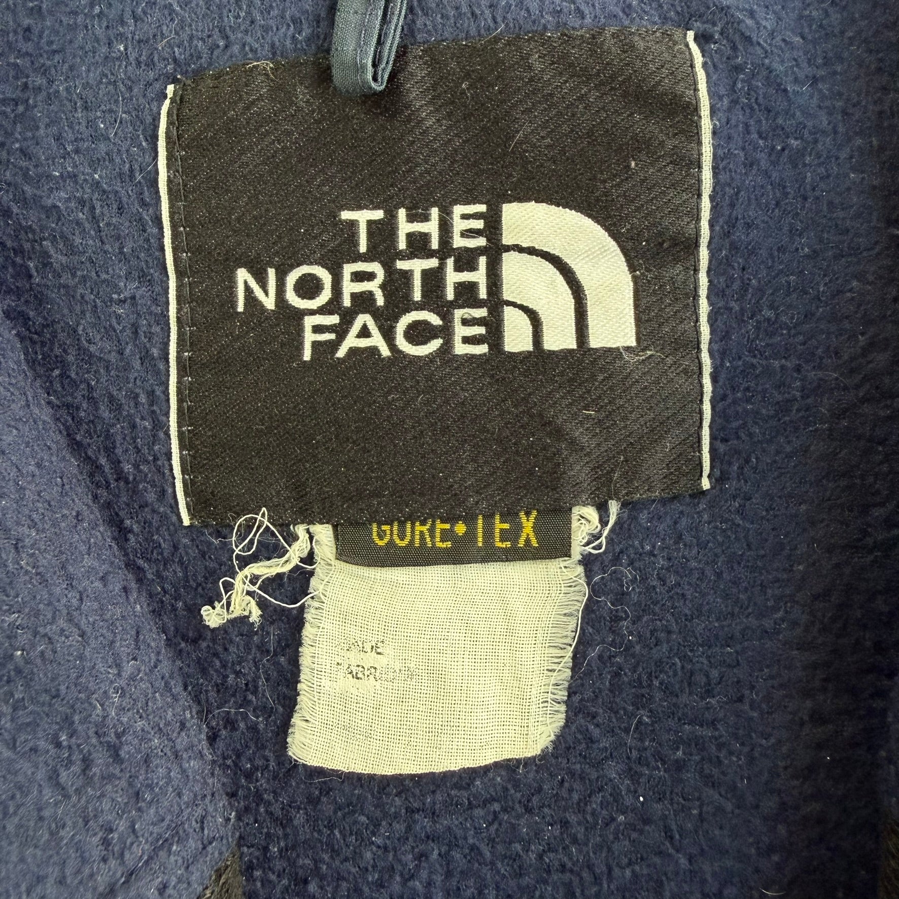 Vintage 90s The North Face Denali Gore Windstopper Navy Polar Fleece Jacket - M
