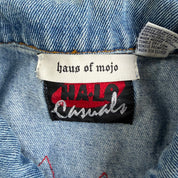 HOM Guns & Roses Logos Reworked Denim Jacket - M