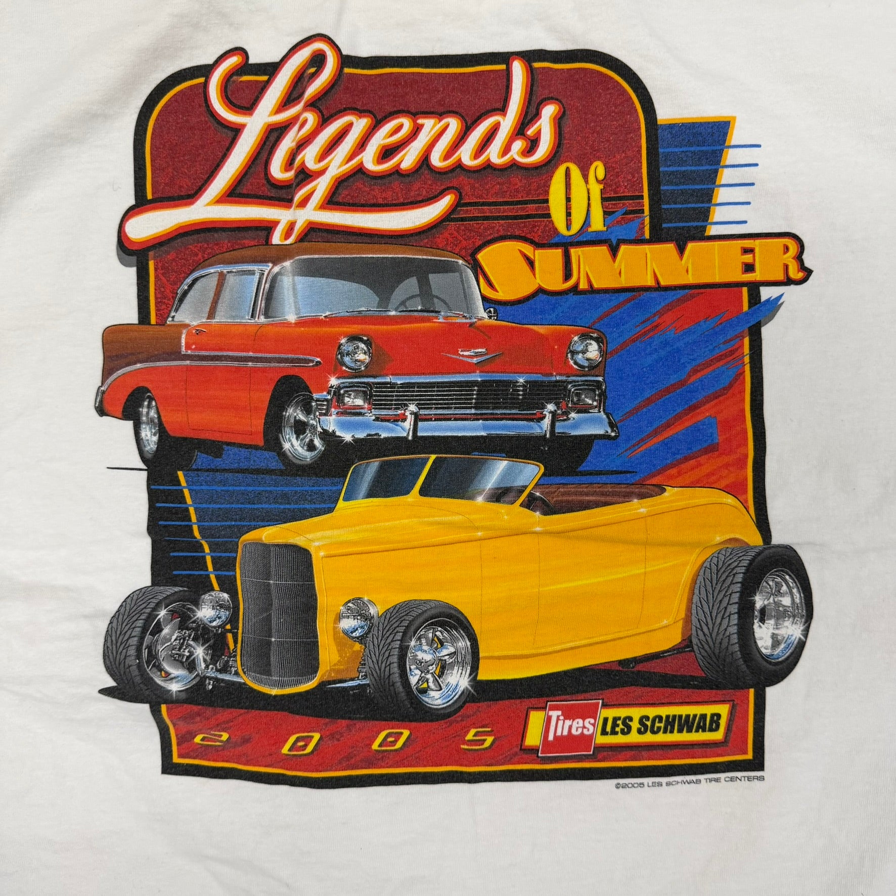 J- Vintage '05 Lee Shwab Kustoms Car Graphic Tee - 3XL