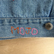 HOM Guns & Roses Logos Reworked Denim Jacket - M