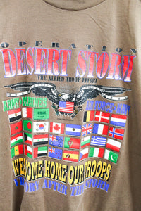 Vintage Single Stitch 1991 Operation Desert Storm Victory After The Storm Tee