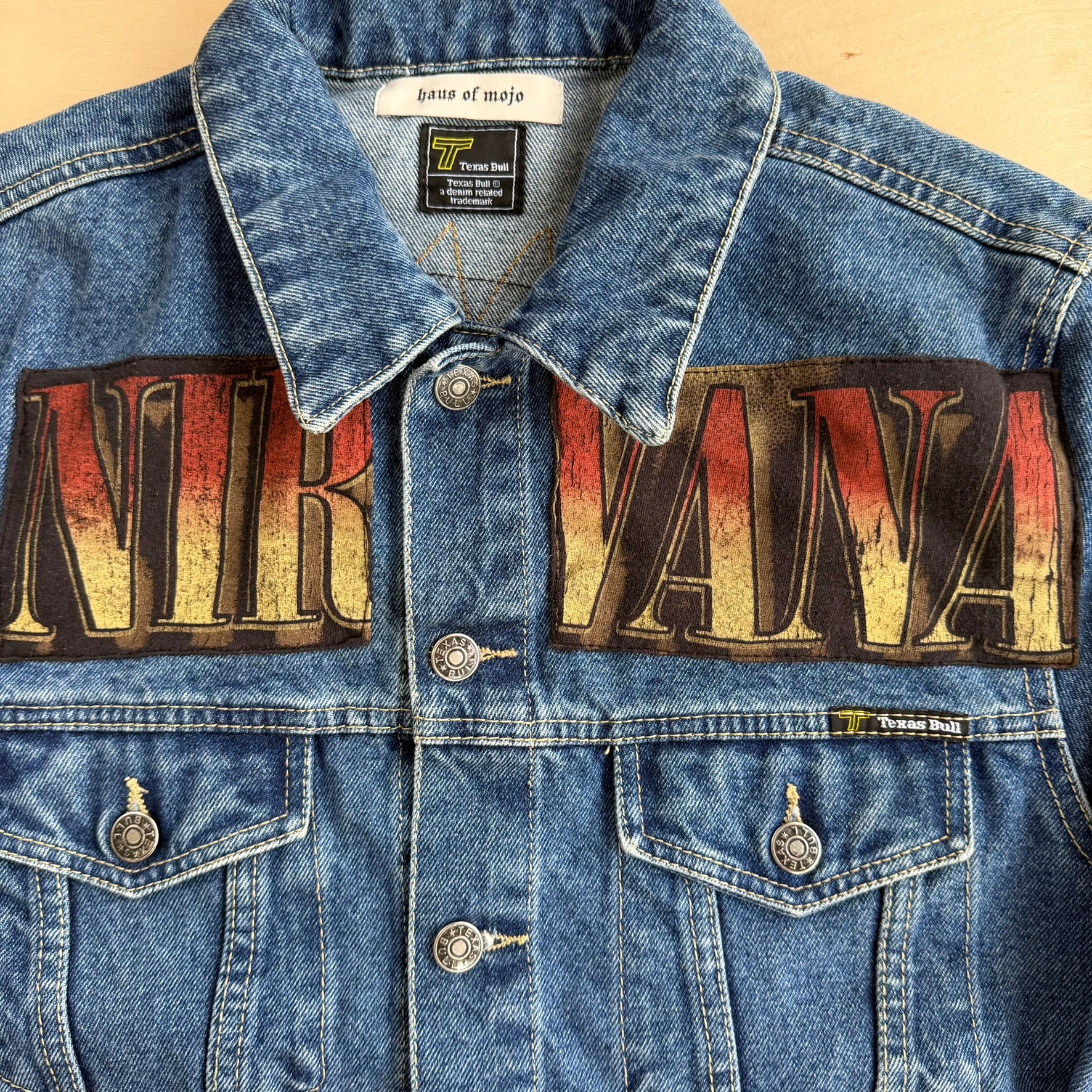 HOM Nirvana Come As You Are Reworked Denim Jacket - M