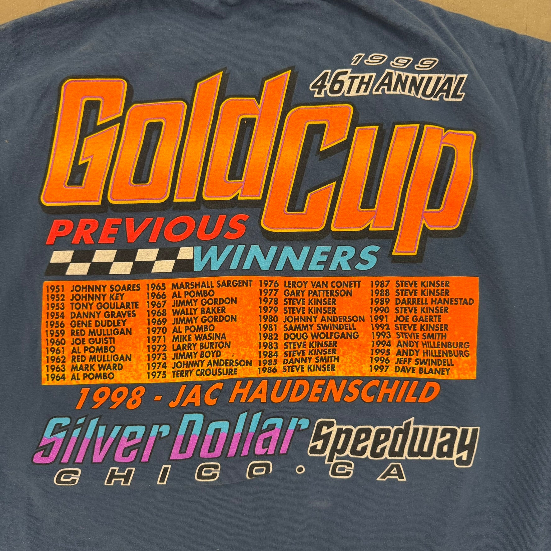 J- Vintage '99 Gold Cup Racing Car Graphic Tee - XL
