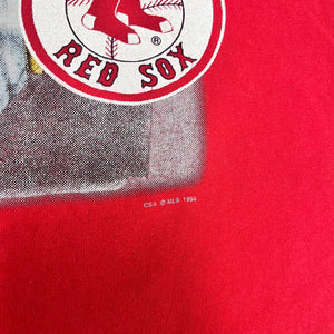 F- Vintage 1998 Boston Red Sox MLB CSA Uniform & Logo Tee
