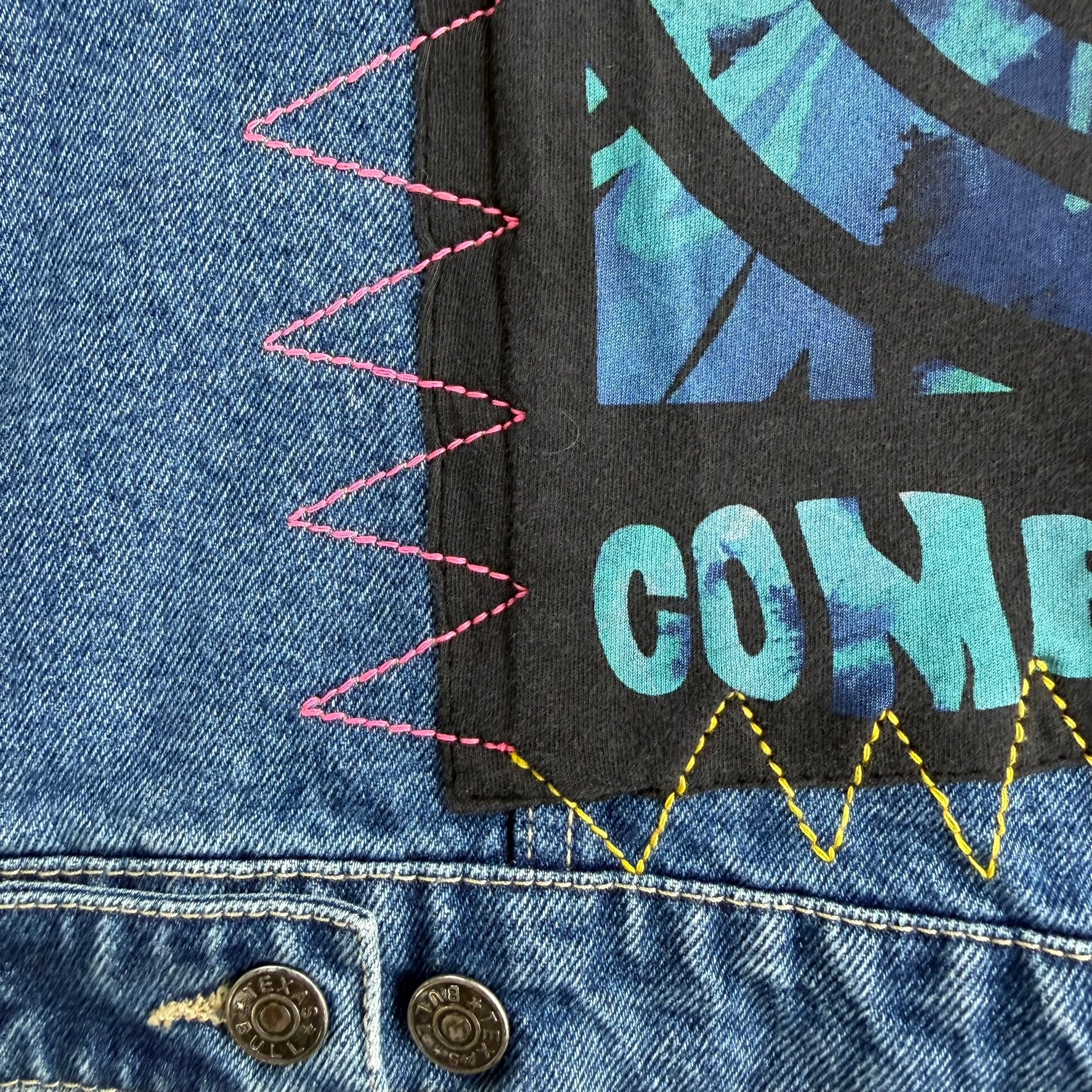 HOM Nirvana Come As You Are Reworked Denim Jacket - M