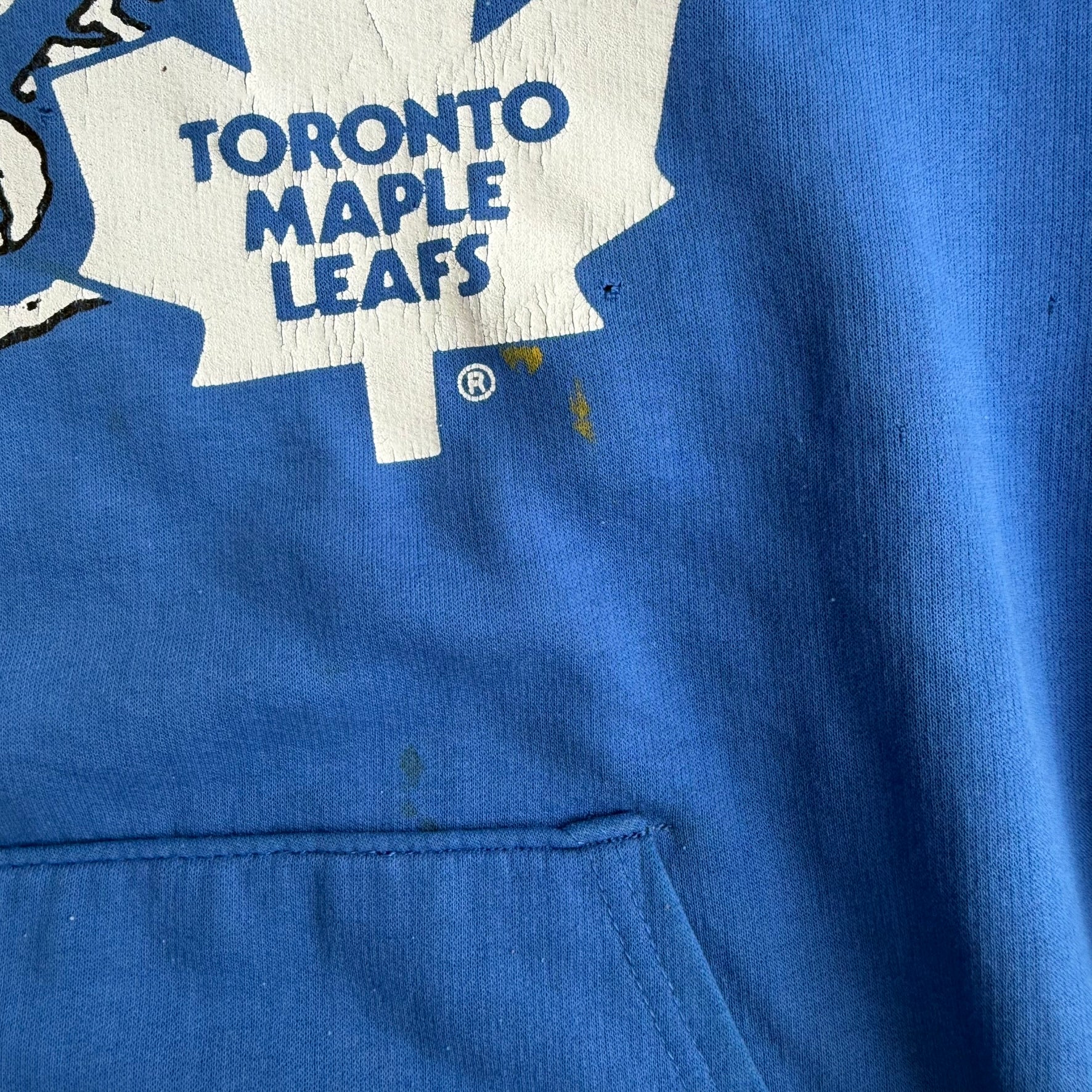 J- Vintage '91 Toronto Maple Leafs NHL Graphic Hoodie - XL