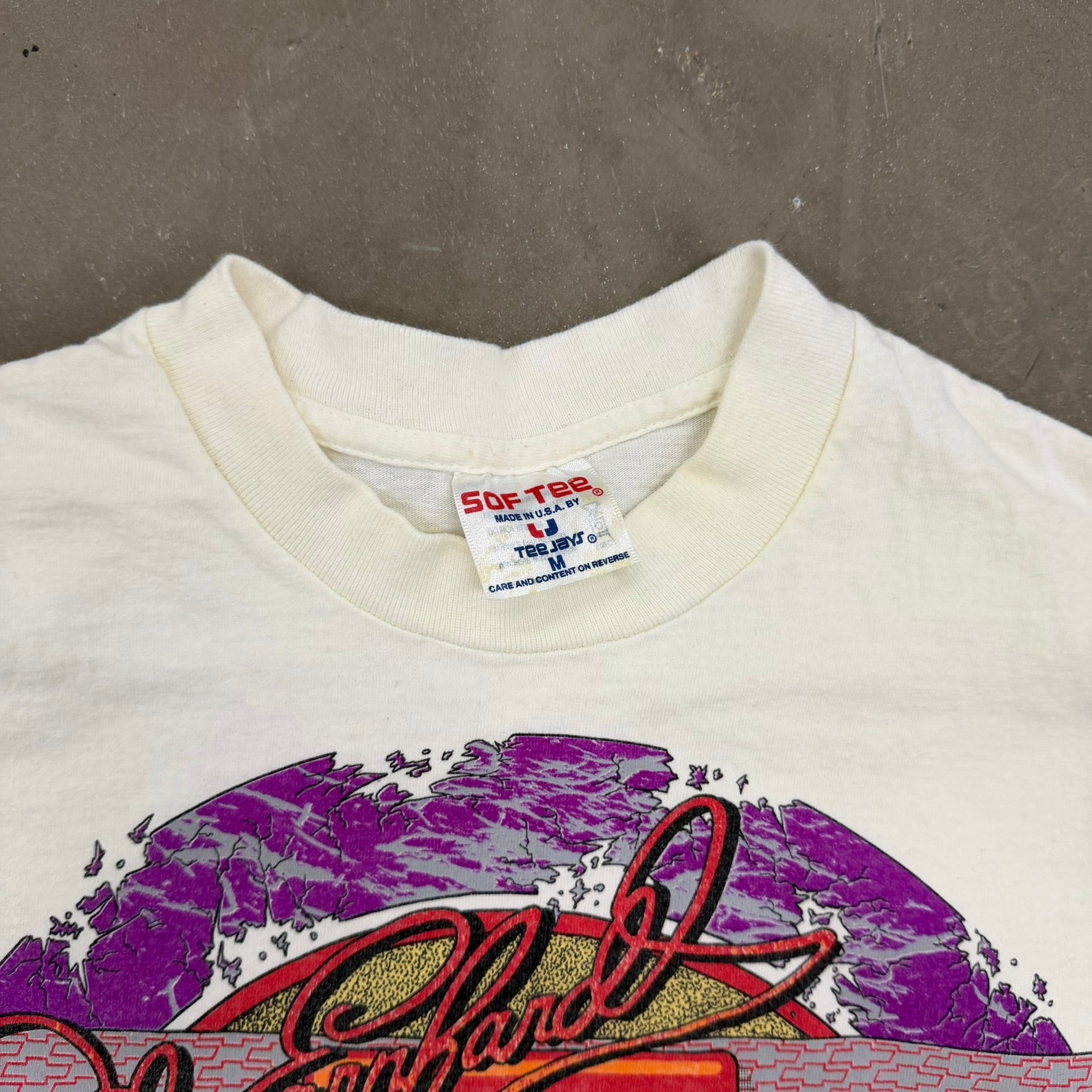 J- Vintage '94 Nascar Dale Earnhardt 6 Time Winston Cup Champion Graphic Made In USA Single Stitch Tee - M
