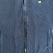 J- Vintage Lacoste Embroidered Logo Zip Up Track Jacket - 2XL