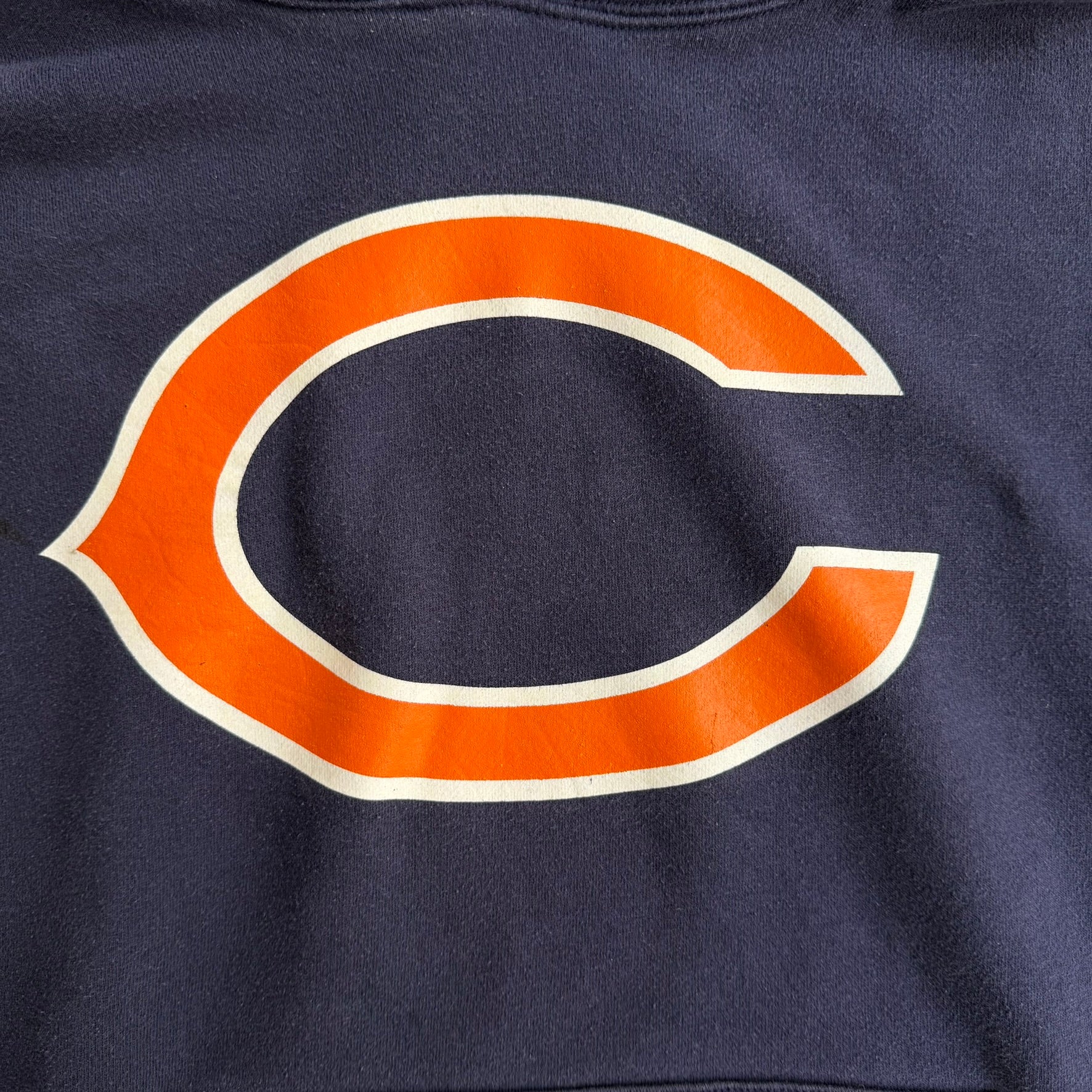 J- Vintage Chicago Bears NFL Reebok Logo Graphic Hoodie - XL