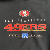 J- Vintage San Francisco 49ers NFL NFC West Graphic Hoodie - M
