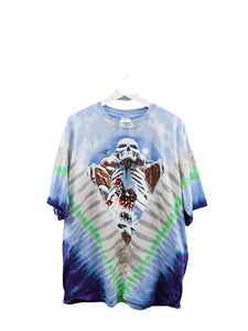 Z- Vintage 1997 Grateful Dead Skiing Tie Dye Single Stitch Tee