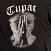 Vintage Cross Colours Tupac Shakur Praying Picture Graphic Tee - S