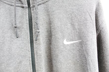 Load image into Gallery viewer, Nike Zip Up Swoosh Hoodie Grey
