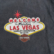 Vintage '03 Harley Davidson Las Vegas Graphic Made In USA Tee - XL