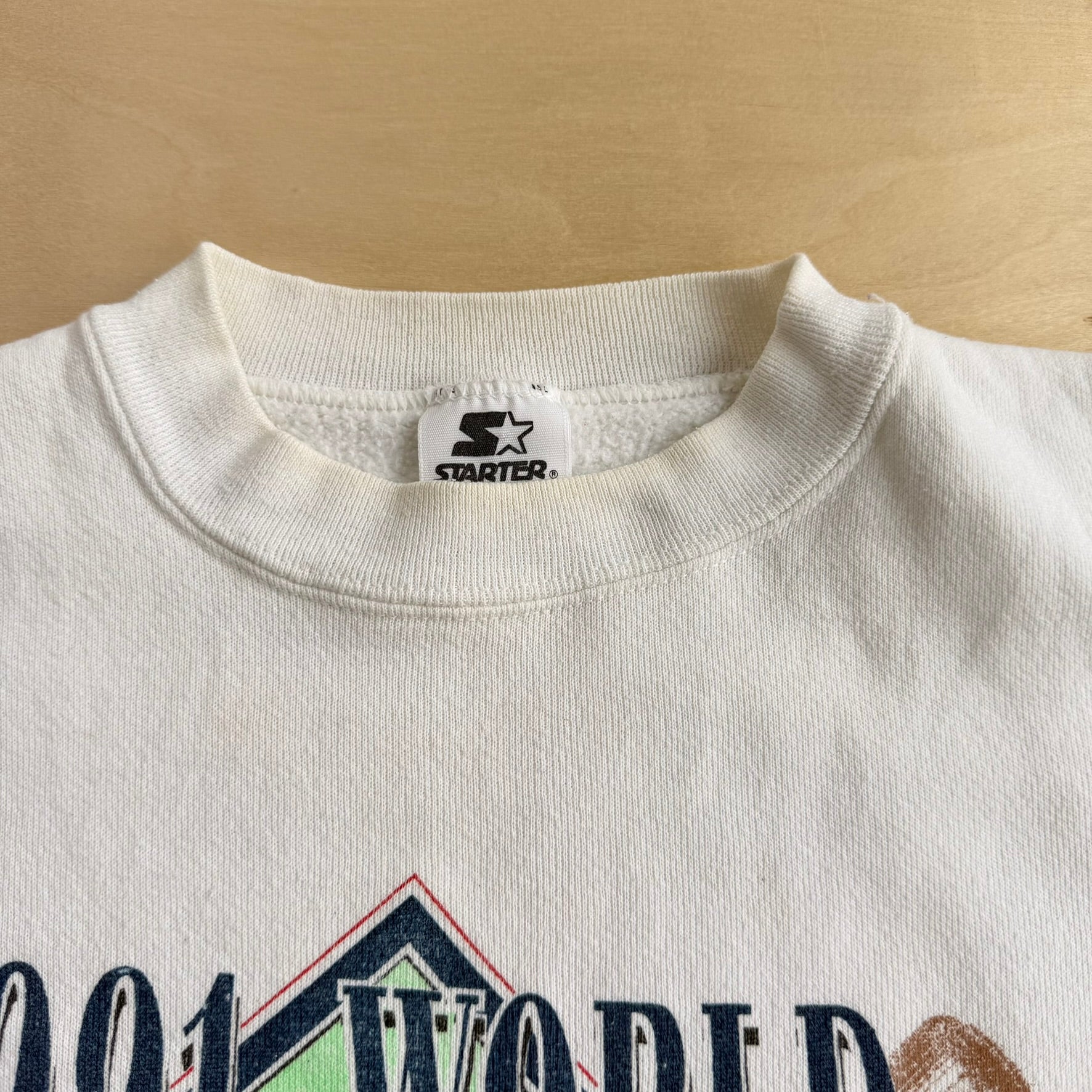 J- Vintage '91 Minnesota Twins MLB World Series Champions Starter Made In USA Crewneck - XL