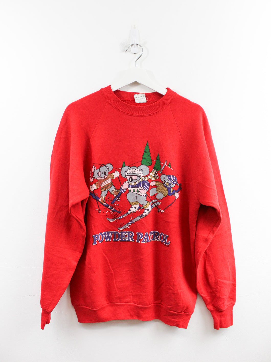 Vintage Koala Powder Patrol Ski Crewneck