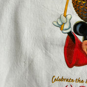 J- Vintage '00 Walt Disney World Mickey New Millennium Celebration Made In USA Crewneck- XL