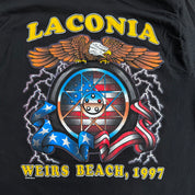 Vintage '97 Laconia Bike Week Graphic Single Stitch Tee - XL
