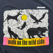 J- Vintage Flintstone Walk On The Wild Side Graphic Crewneck - L