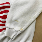 J- Vintage United States Of America Text Graphic Made In USA Crewneck - L