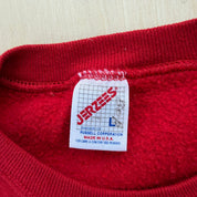 J- Vintage Corona Baseball Graphic Made In USA Jerzees Tag Crewneck - L