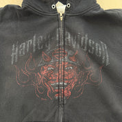 J- '13 Harley Davidson Bristol CT Zip Up Hoodie - L