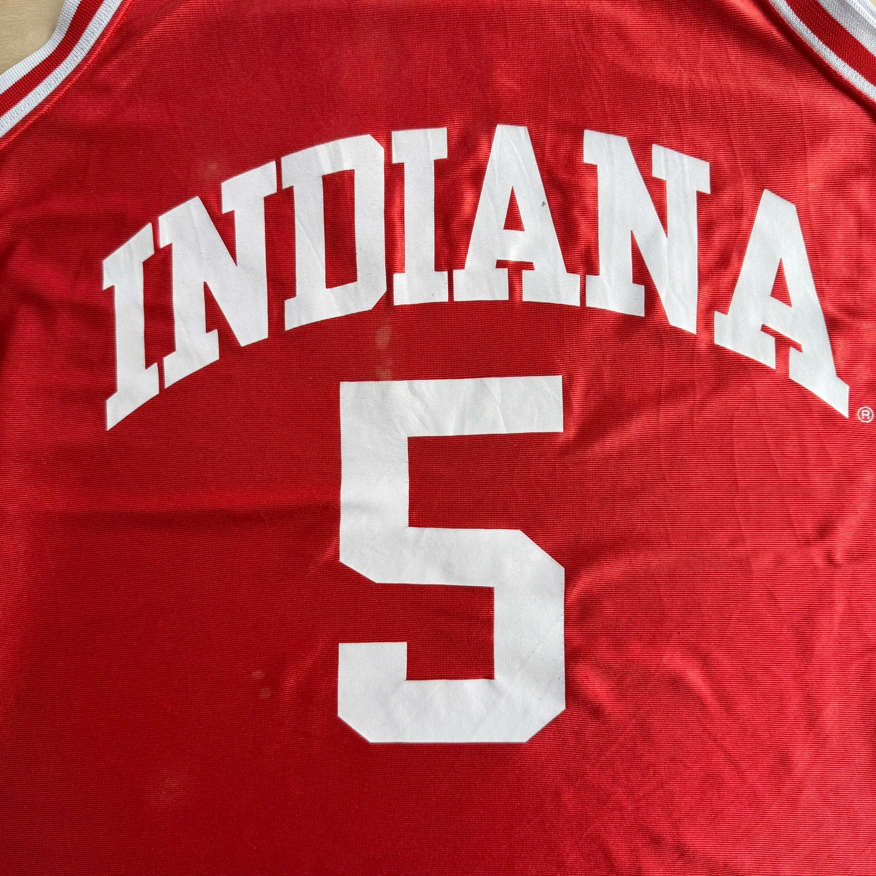 J- Vintage Indiana Hoosier Starter Basketball Jersey - 48/L