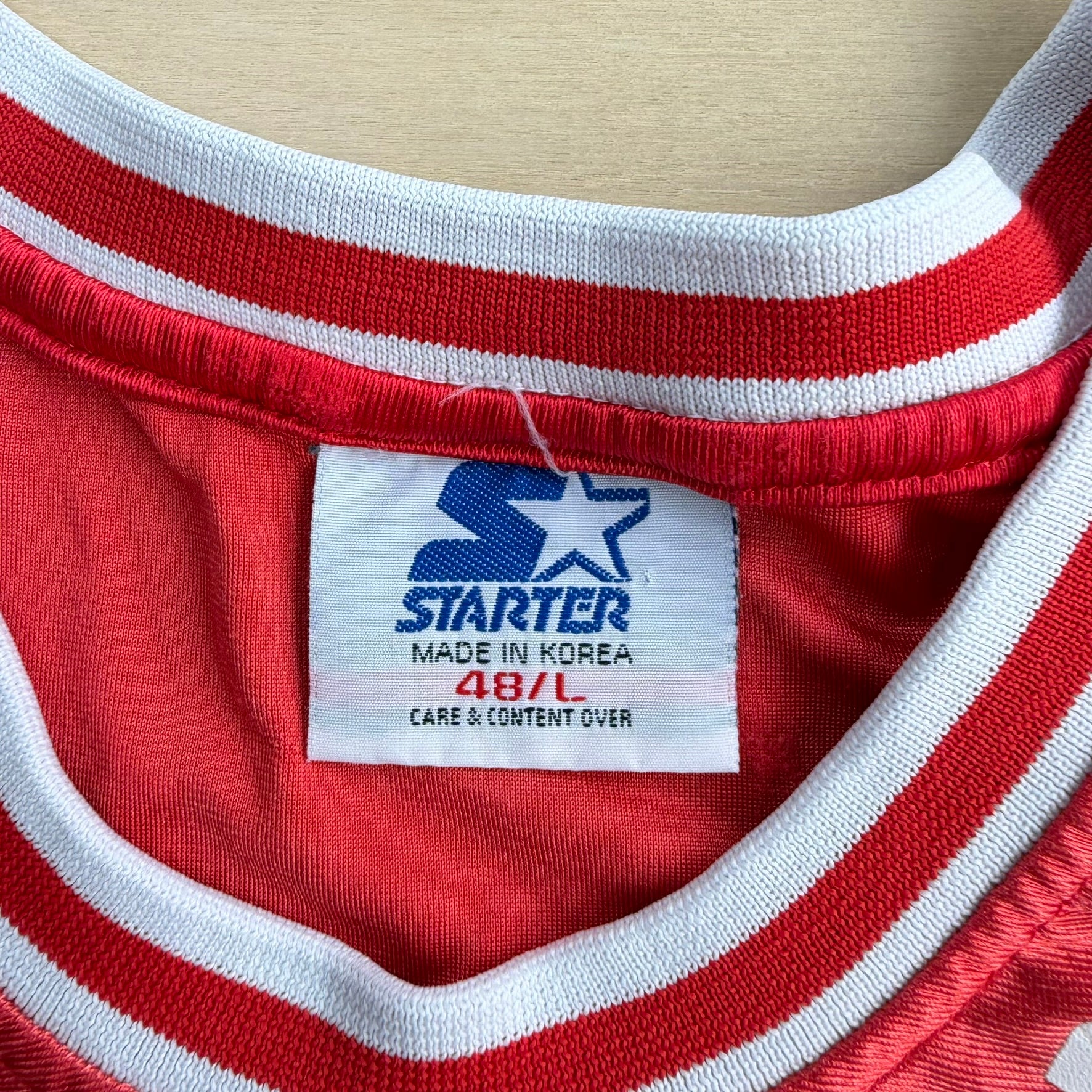 J- Vintage Indiana Hoosier Starter Basketball Jersey - 48/L