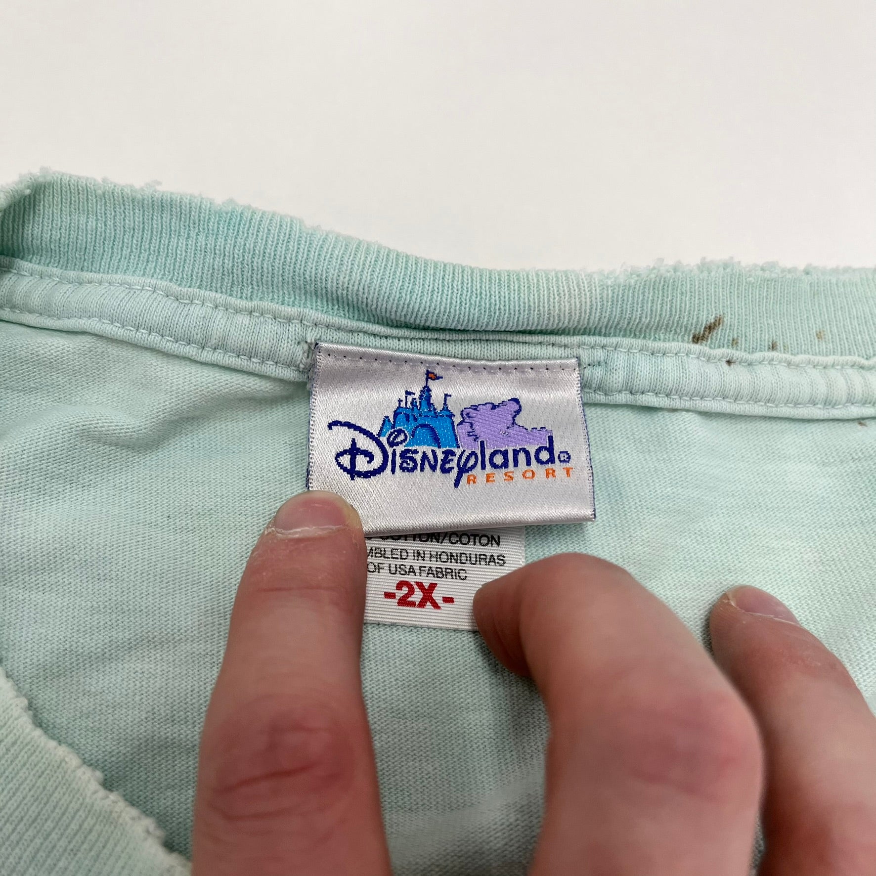 F- Vintage Disneyland Resort Grizzly River Run Graphic Tie Dye Tee