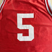 J- Vintage Indiana Hoosier Starter Basketball Jersey - 48/L