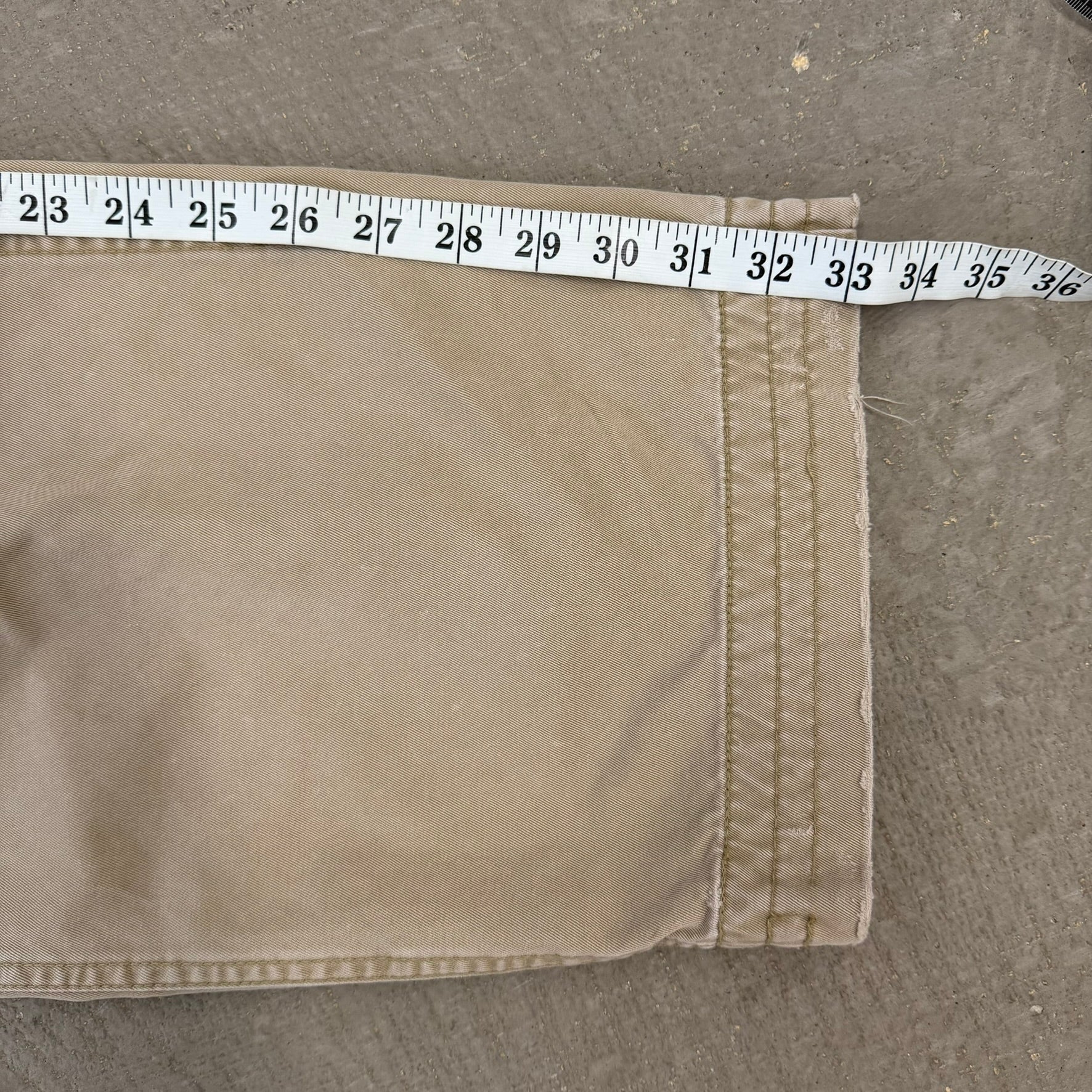 Vintage 90s Polo RL Khaki Cargo Pants - 36x33
