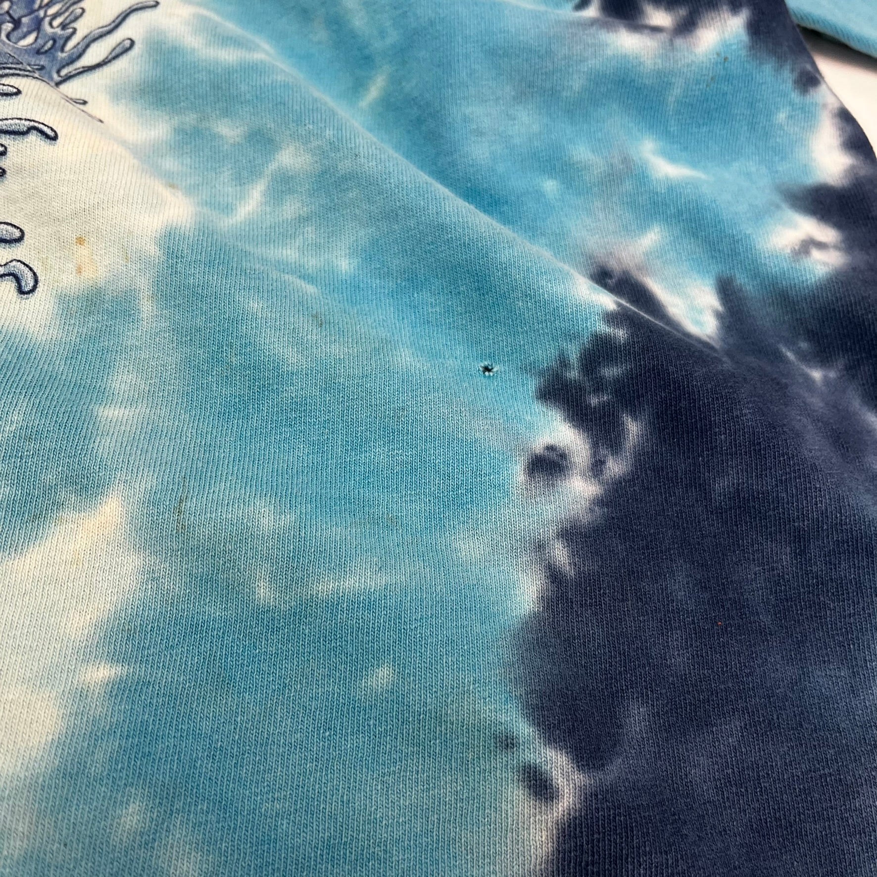 F- Vintage Disneyland Resort Grizzly River Run Graphic Tie Dye Tee