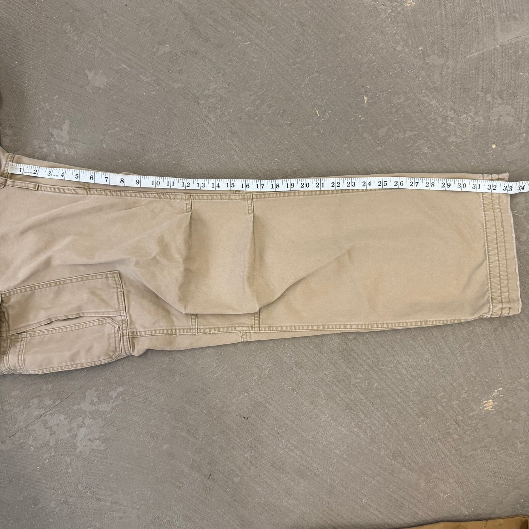 Vintage 90s Polo RL Khaki Cargo Pants - 36x33