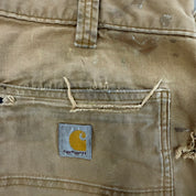 Vintage Carhartt Canvas Double Knee Workwear Pants - 32x29